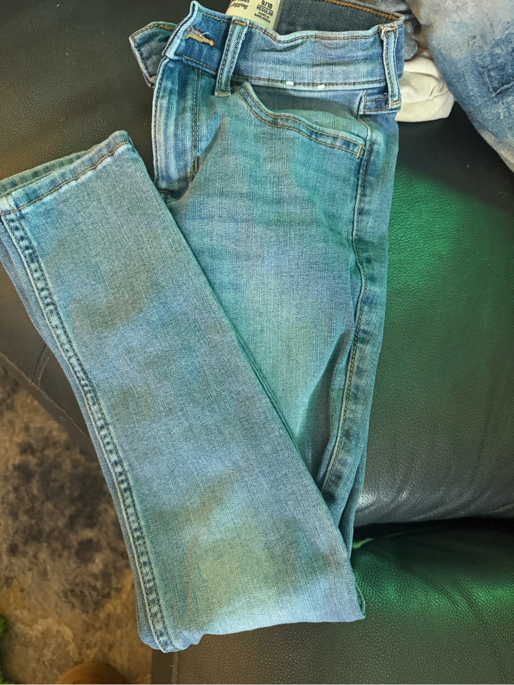 abercrombie kids Blue High Rise Jean Legging